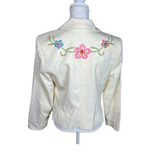 Sage West Western Embroidered‎ Blazer